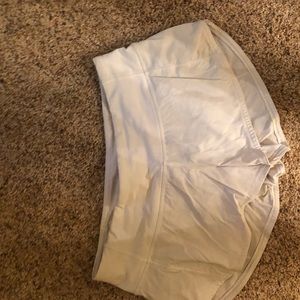 Lulu Lemon White Speedy Short